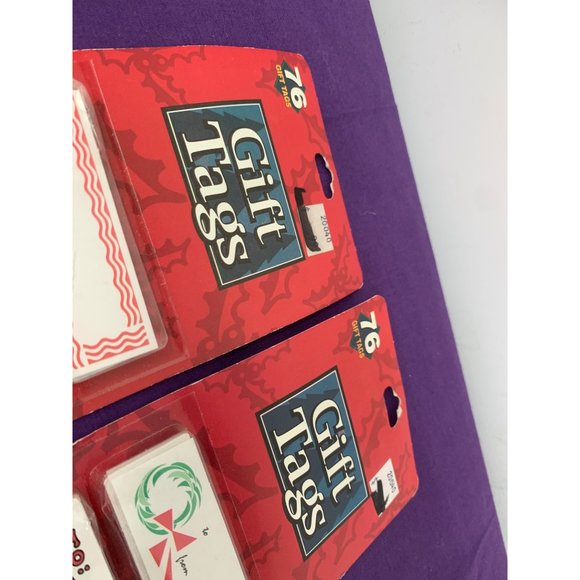 Vintage Gift Tags 1995 Package Partners 75 Gift Tags Per Package Lot of Two - Picture 5 of 7
